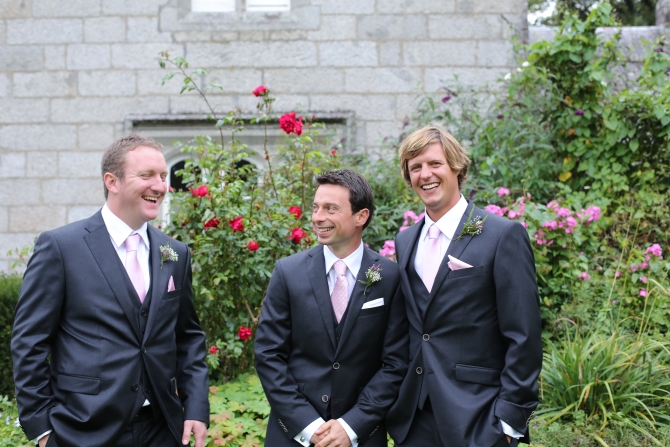 groomsmen navy suits